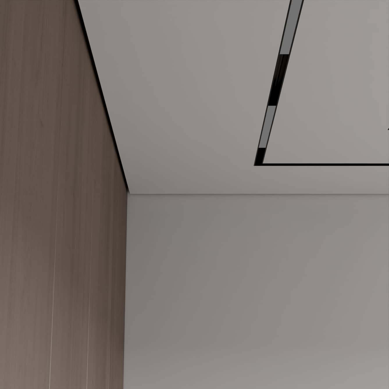 Stylowe rozwiązanie wnętrzarskie – szczelina cieniowa przy ścianie