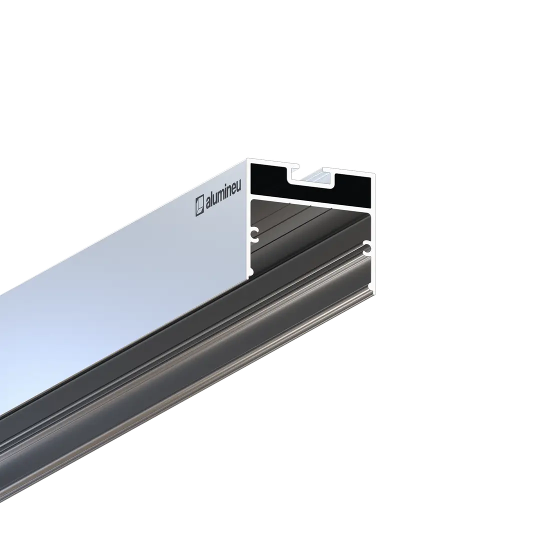 Profile LAMPLIX X930, Mill finish, close-up