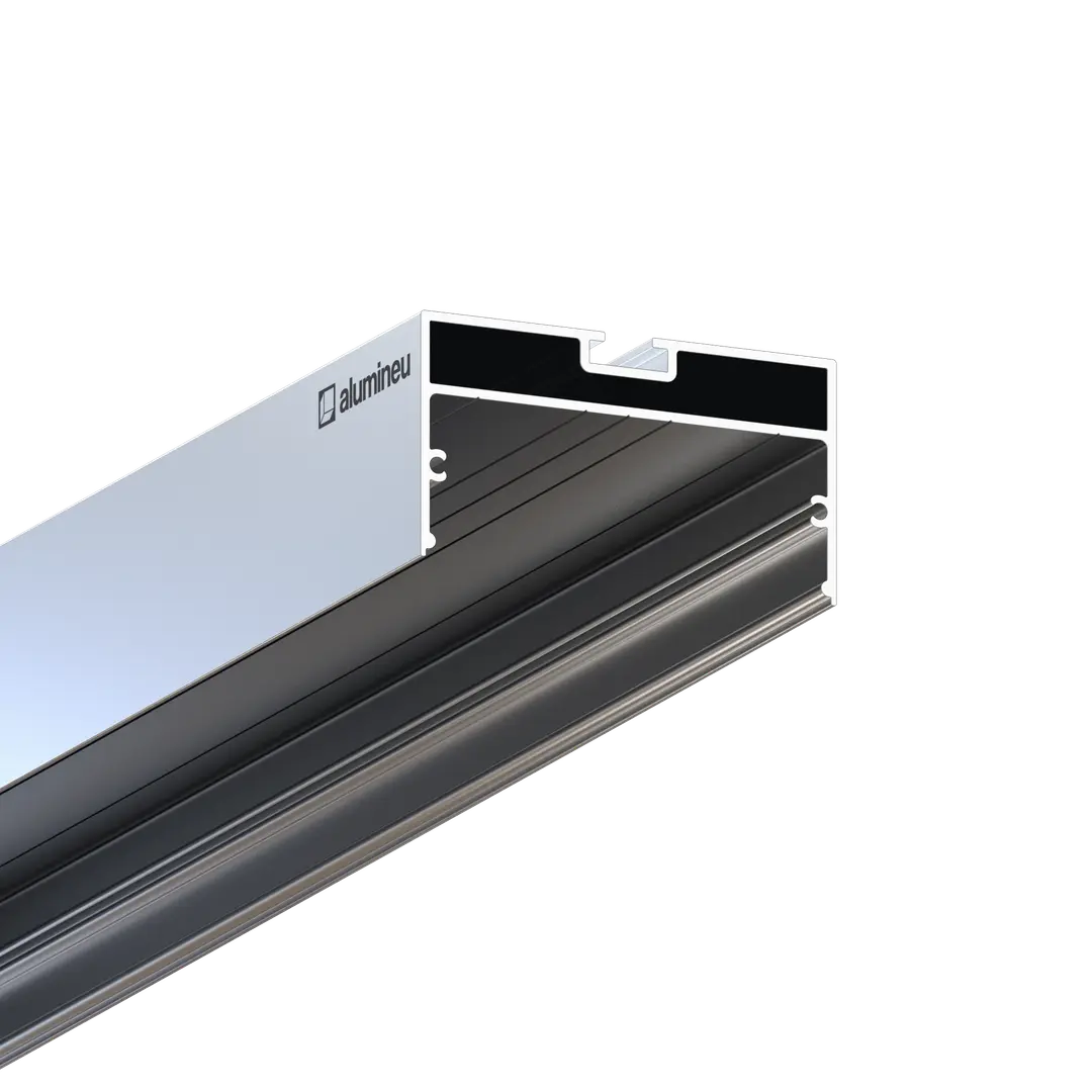 Profile LAMPLIX X950, Mill finish, close-up