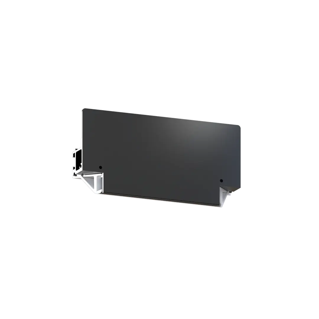 End cap ENDCAPP Y211, Black matte, close-up