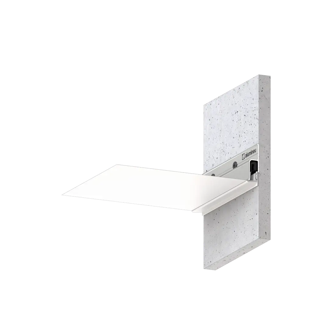 Profile CLASSIX X130, Mill finish, installation example
